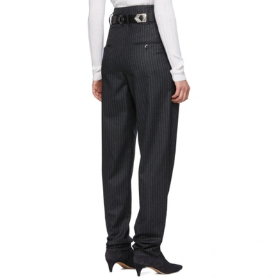 Shop Isabel Marant Grey Wool Magali Trousers In 02an Antrac