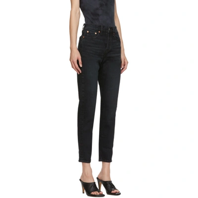 Shop Levi's Black Wedgie Fit Ankle Jeans In Wild Bunch