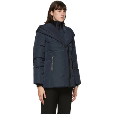 Shop Mackage Navy Down Adali Coat