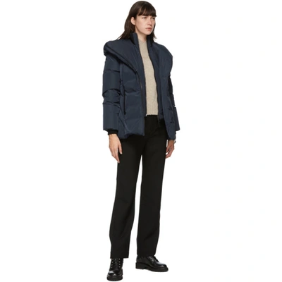 Shop Mackage Navy Down Adali Coat