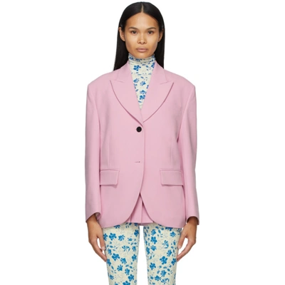 Shop Pushbutton Pink Single Box Blazer