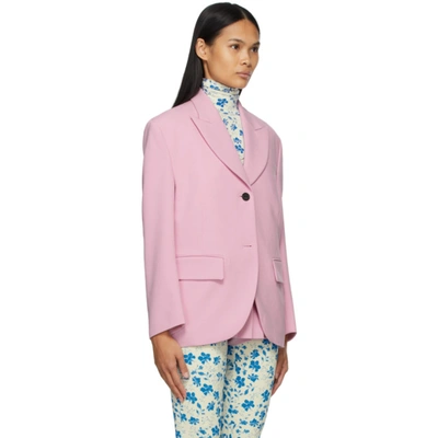 Shop Pushbutton Pink Single Box Blazer