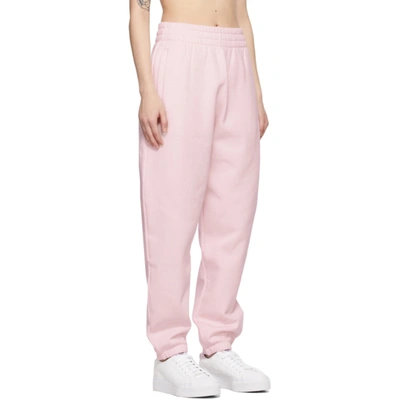 Shop Alexander Wang T Pink Terry Foundation Lounge Pants In 683 Primros
