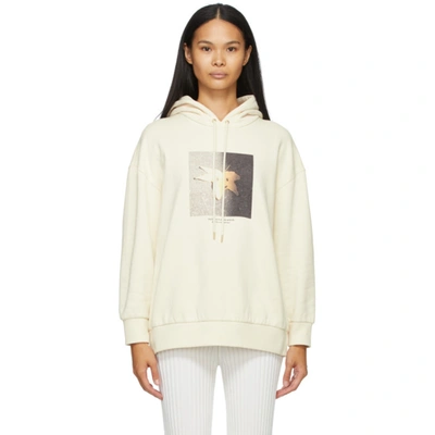Shop Stella Mccartney Off-white 'faces In Places' Hoodie In 9014 Prchmn