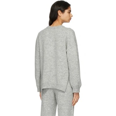 Shop Nanushka Grey Lamee Sweater In H Grey