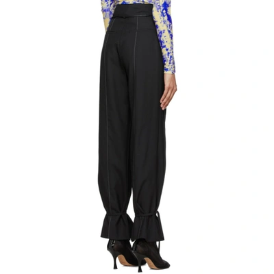 Shop Andersson Bell Black Katina Ankle String Trousers