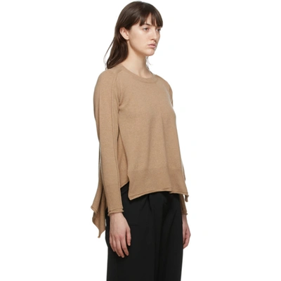 Shop Stella Mccartney Tan Cashmere Sweater In 2742 Camel