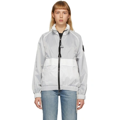 Shop Moncler White Groseille Jacket In 001 White