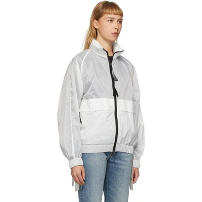 Shop Moncler White Groseille Jacket In 001 White