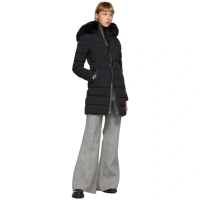 Shop Mackage Black Down Calla Coat