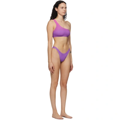 Shop Bound By Bond-eye Purple & Pink 'the Samira' Bikini In Blossom