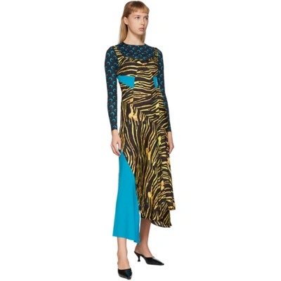 Shop Marine Serre Multicolor Spotted Dress In 02 Amphibia