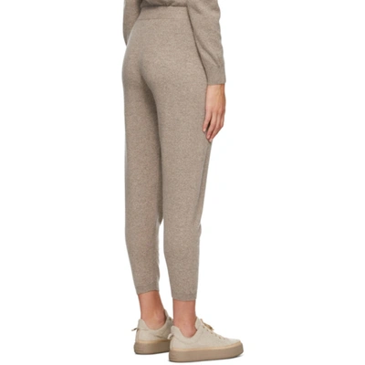 Shop Max Mara Taupe Cashmere Pernice Lounge Pants In 003 Trtldov