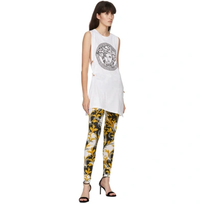 Shop Versace White Medusa Tank Top In A2048 Bianc