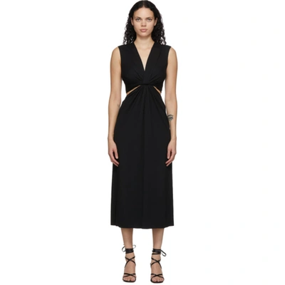 Shop Marina Moscone Black Twist Dress