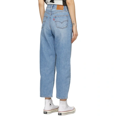 Shop Levi's Blue Balloon Leg Jeans In Sneak Peak