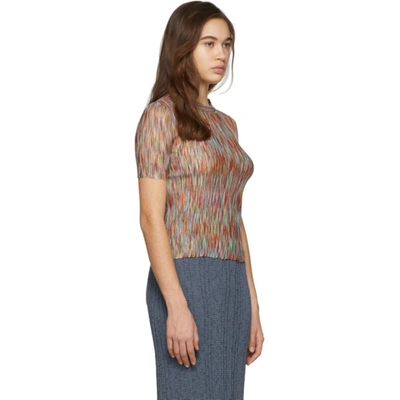 Shop Missoni Multicolor Striped T-shirt In Fm04y Multi