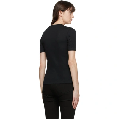 Shop Rag & Bone Black 'the Rib' Slim T-shirt