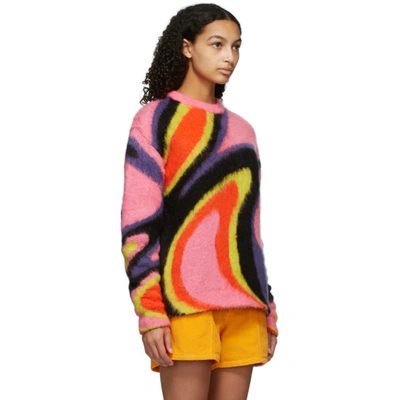 Shop Agr Ssense Exclusive Pink Mohair Sweater