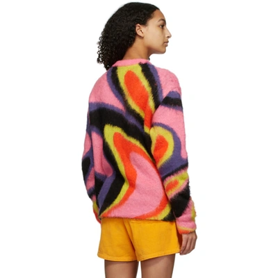 Shop Agr Ssense Exclusive Pink Mohair Sweater