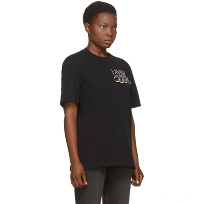 Shop Alexander Wang Black 'lavish' T-shirt In 001 Black