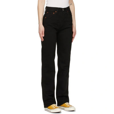 Shop Re/done Black 90s High-rise Loose Jeans