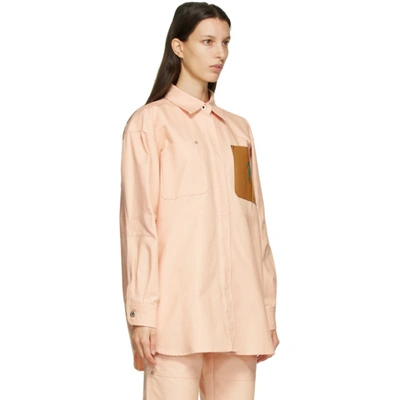 Shop Loewe Pink Ken Price Edition La Series Jacket In 7840 Pale P