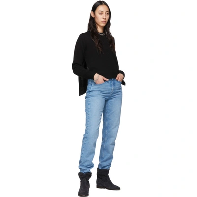Shop Isabel Marant Blue Dominic Jeans In 30lu Lt Blu