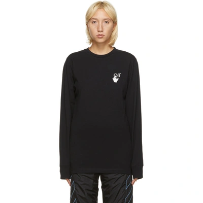 Shop Off-white Black Pascal Arrows Long Sleeve T-shirt