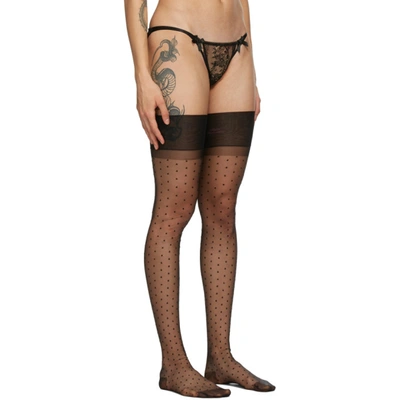 Shop Agent Provocateur Black Onix Stockings