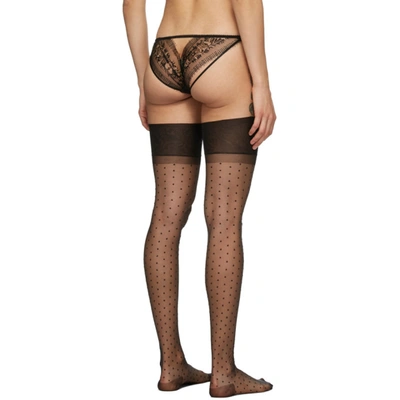 Shop Agent Provocateur Black Onix Stockings