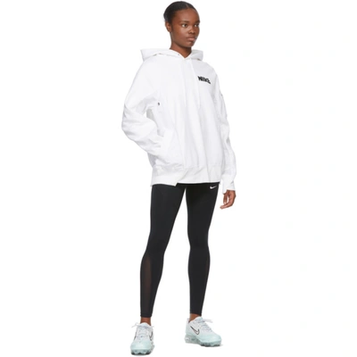 Shop Nike White Sacai Edition Nrg Rh Hoodie In 100 White