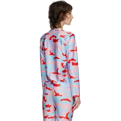Shop Comme Des Garçons Comme Des Garcons Multicolor Camo Long Sleeve T-shirt In 2 B Pattern