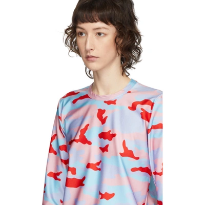Shop Comme Des Garçons Comme Des Garcons Multicolor Camo Long Sleeve T-shirt In 2 B Pattern