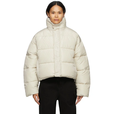 Balenciaga Bb Oversized Cropped Hooded Quilted Shell Jacket In White |  ModeSens