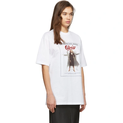 Shop Fendi White 'gloria' T-shirt In F0znm White