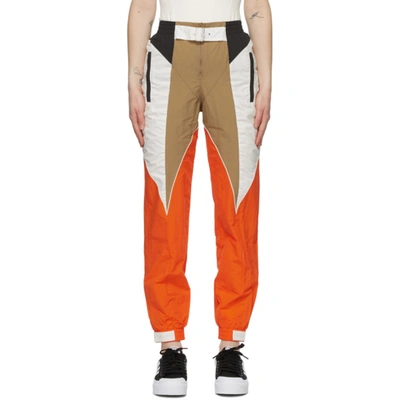 Adidas Originals X Paolina Russo Logo Cuffed Pants In Color Block-multi In  Orange | ModeSens