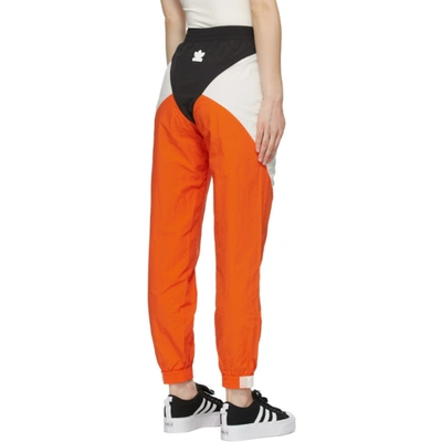 Adidas Originals X Paolina Russo Logo Cuffed Pants In Color Block-multi In  Orange | ModeSens