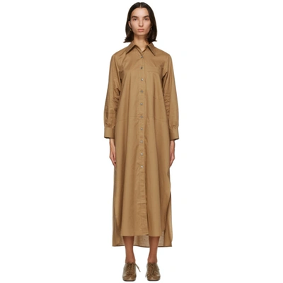 Shop Julia Jentzsch Tan Xerafina Dress In Oak