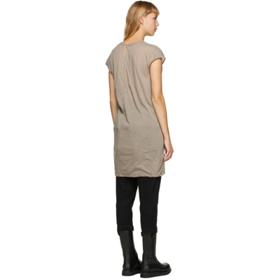 Shop Rick Owens Taupe Dylan T-shirt In 124 Dirt