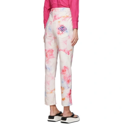 Shop Isabel Marant Multicolor Eloisa Jeans In 40pk Pink