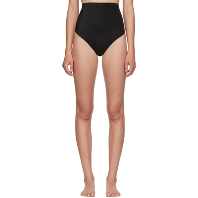 Shop Agent Provocateur Black High-waisted Dion Sculpting Thong