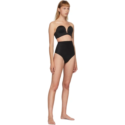 Shop Agent Provocateur Black High-waisted Dion Sculpting Thong