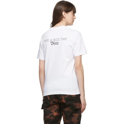 Shop 032c White Die Todliche Doris Edition Ducky Ii T-shirt