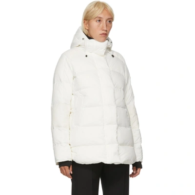 Shop Canada Goose White Down Alliston Jacket In 433 N Star