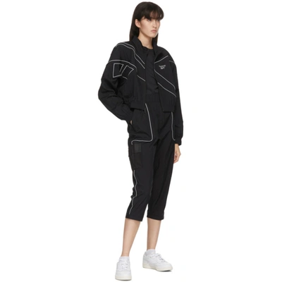 Shop Reebok Black Cropped Track Jacket