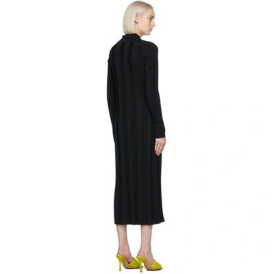 Shop Sportmax Black Sial Mid-length Dress In 006 Black