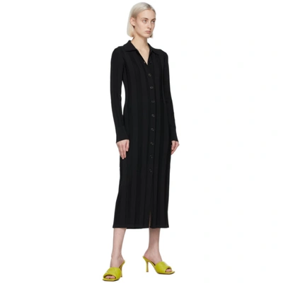 Shop Sportmax Black Sial Mid-length Dress In 006 Black