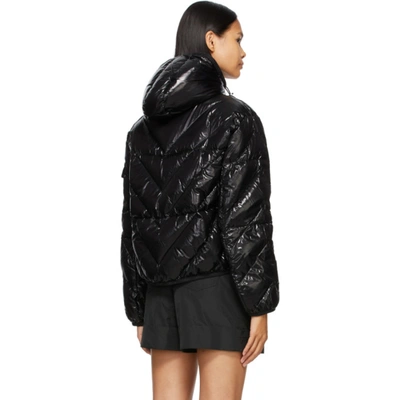 Shop Moncler Black Down Padiote Jacket In 999 Black