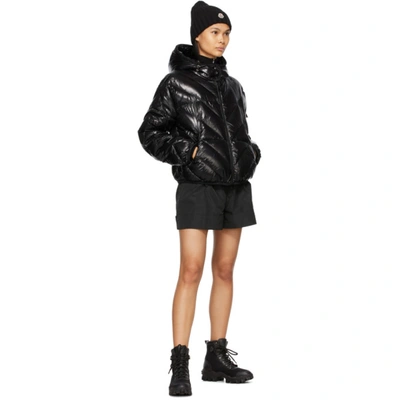 Shop Moncler Black Down Padiote Jacket In 999 Black